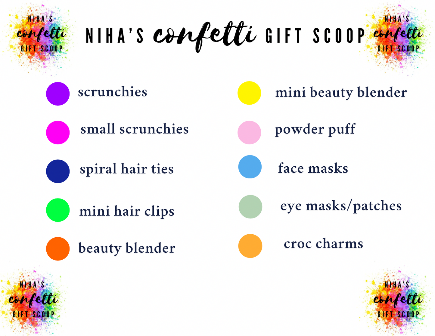 Niha’s Confetti Scoop