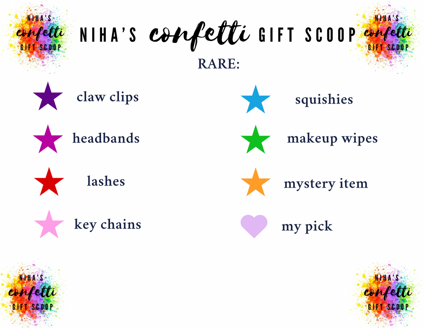 Niha’s Confetti Scoop