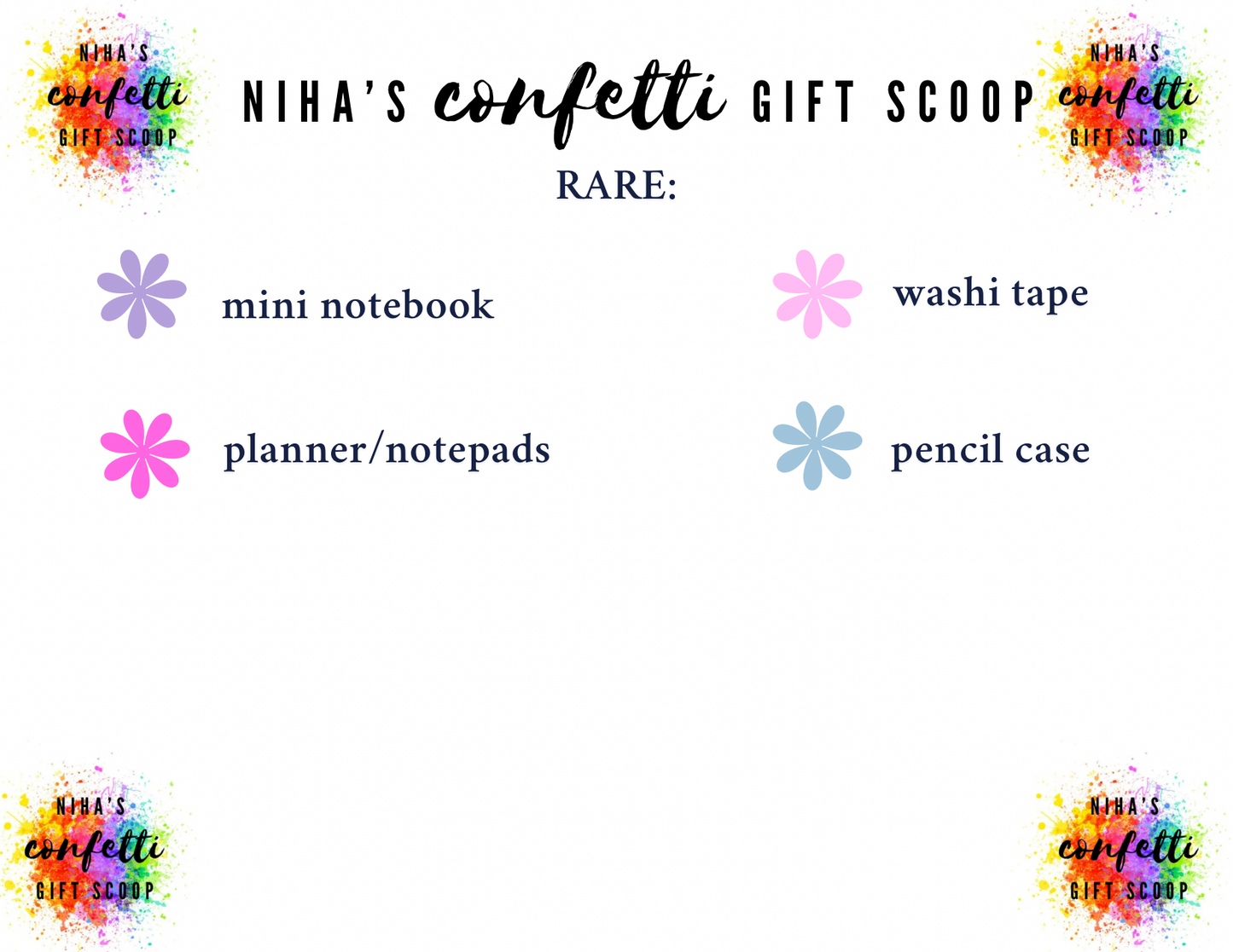 Niha’s Confetti Scoop